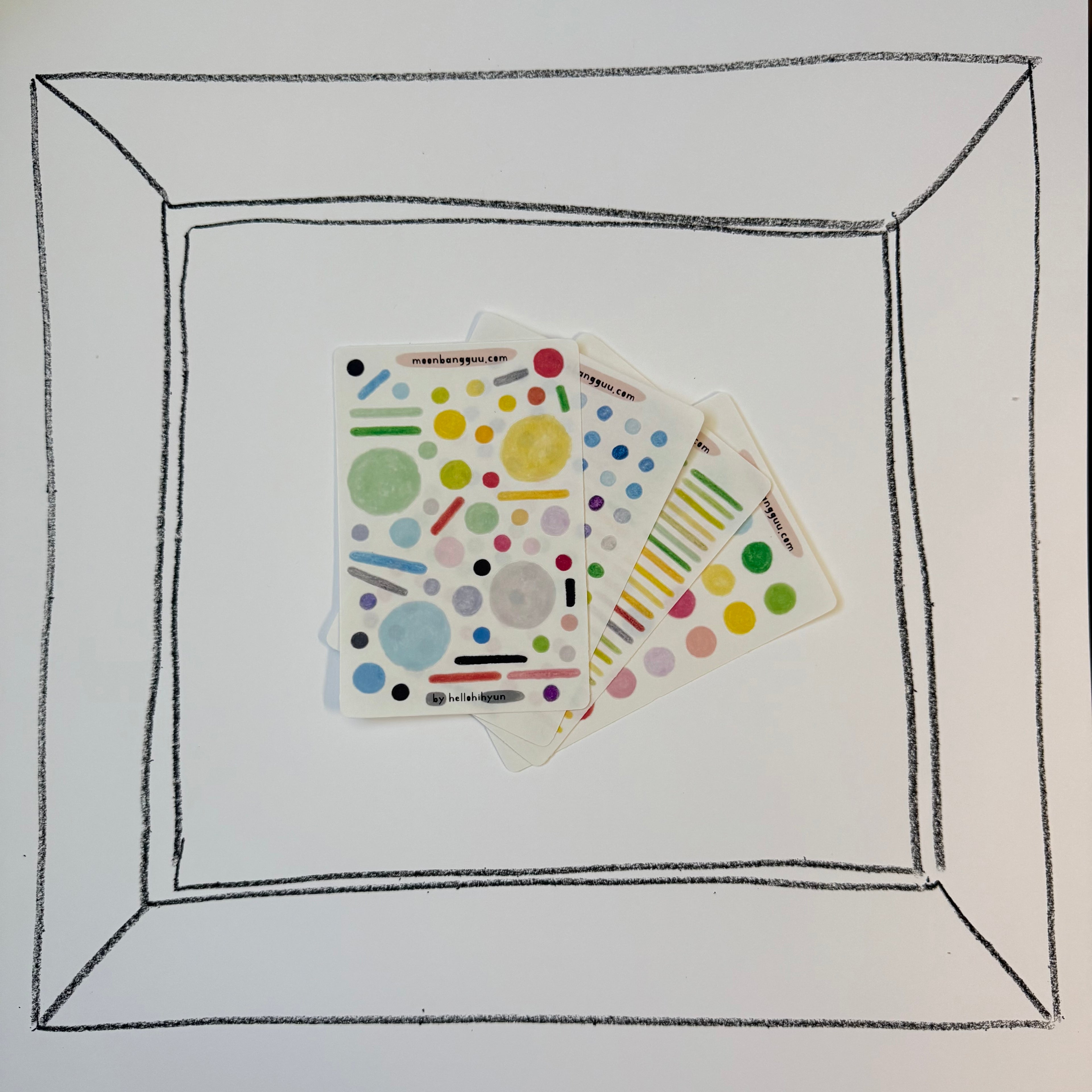 [GIFT ME] Gift bundle, semi clear planner sticker sheets