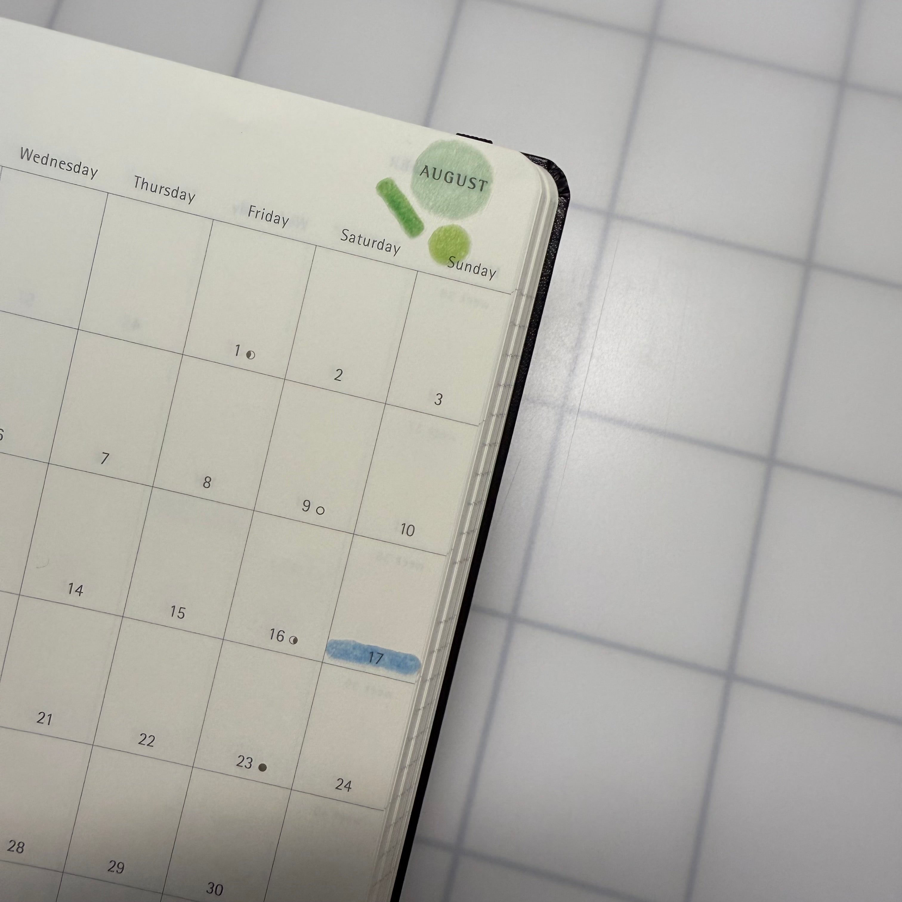 [FLIGHT play] Semi clear planner sticker sampler sheet