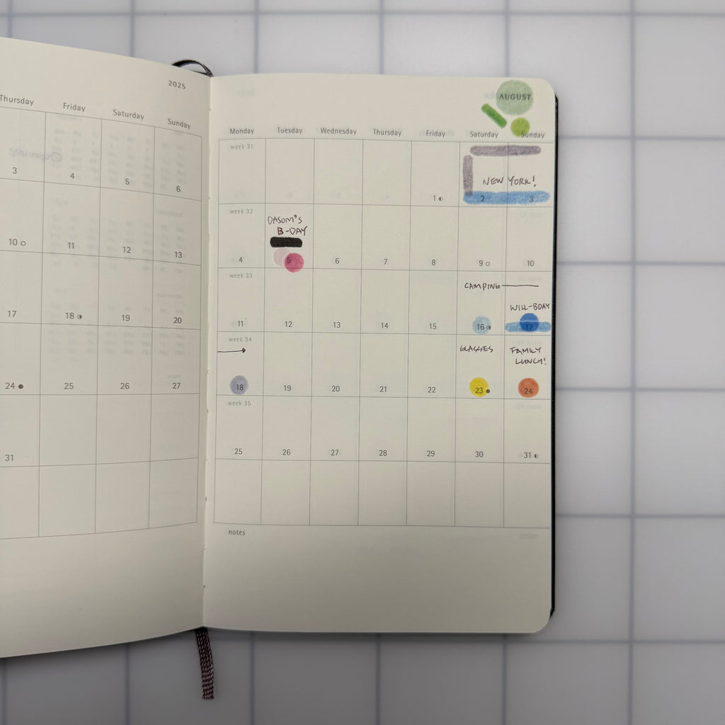 [FLIGHT play] Semi clear planner sticker sampler sheet