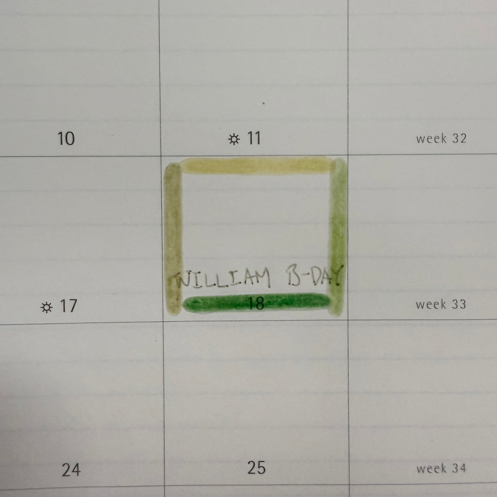 [LINE UP mixed] Semi clear long and short line highlight sticker