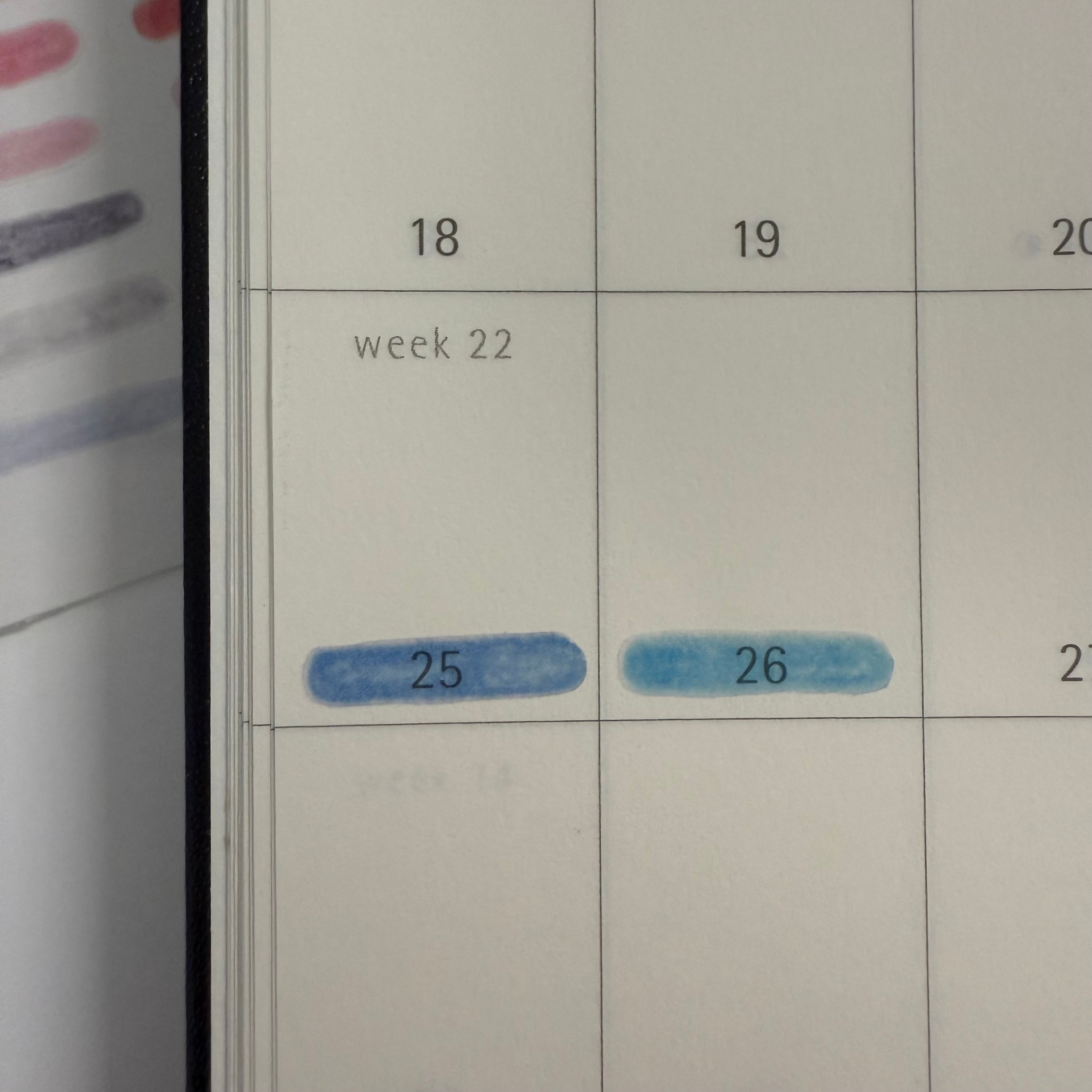 [LINE UP mixed] Semi clear long and short line highlight sticker