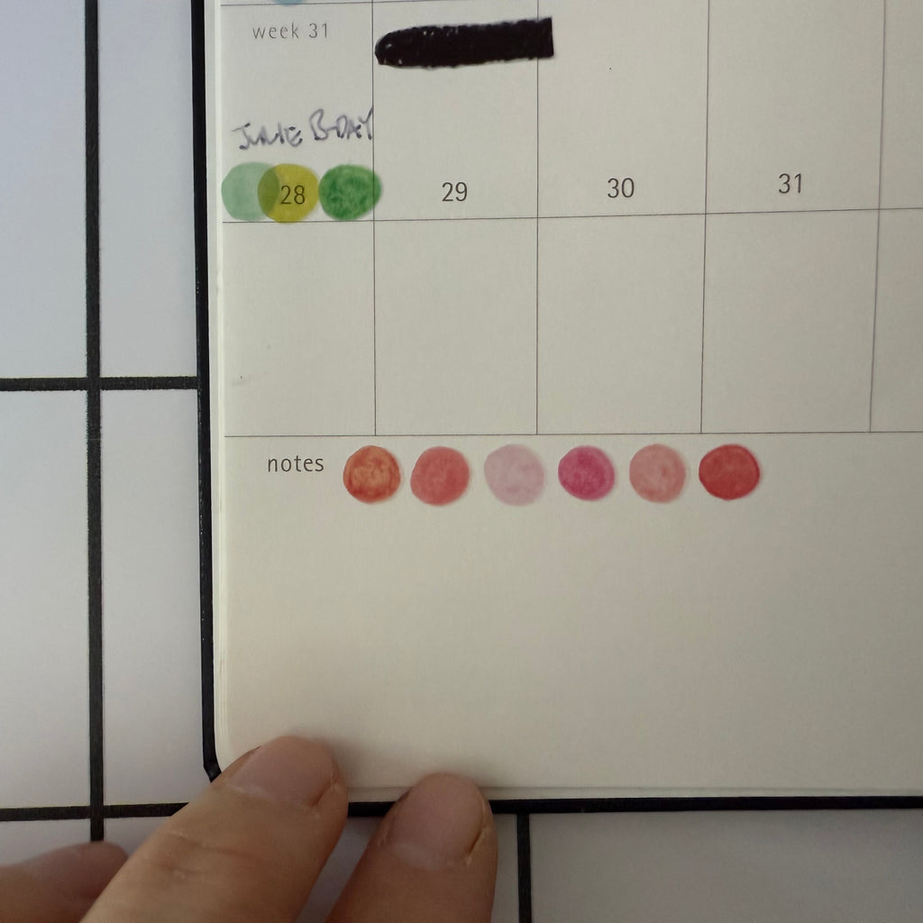 [DOT small] Semi clear planner sticker sheet